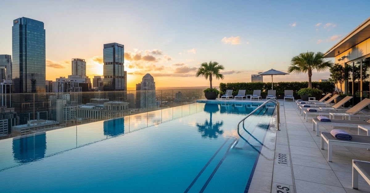 rooftop swimming pool
